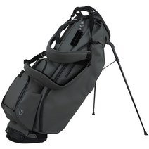 VESSEL (베셀) 플레이어 3.0 Player III Stand Bag 이리듐 스탠드 캐디 백 아사히 골프 가방, 그레이