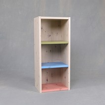 아레다 2단3단4단 공간박스 책장 큐브 칼라 박스 400 600, 400 사이즈 3단/워시터치