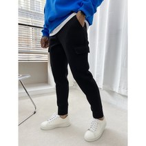 몽키/ 국내생산 [size M-2XL] 남자 네오프렌 스판 카고 밴딩 조거팬츠