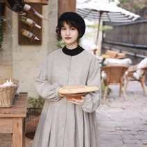 이끼당 스미레의 겨울도톰 트위드 원피스