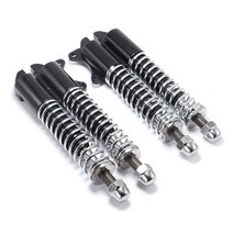 전동 킥보드 성인 어른 부품 더블 드라이브 유압 프론트 쇼크 업소버 인치 전기 스쿠터 솔라 및 용 서스펜션, 실버 1 쌍