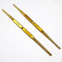 튤립 양쪽 코바늘 모사용 뜨개질 손뜨개 일제 고급 바늘 털실, 7／8