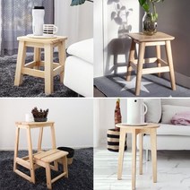 벤트리 디자인 원목 스툴 4types, 07. 접이식 2단 스텝스툴