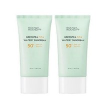 라운드어라운드 그린티 시카 수분 선크림 세트 50ml 2개입