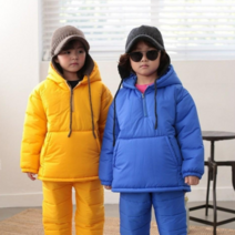 방수 겨울 아노락 후드 패딩 맨투맨 스키복 눈썰매룩 유아 키즈 주니어 초등