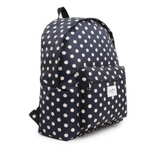 땡땡이 베이직 아이보리 흰색 경량백팩 부드러운가방 노트북가방 간편가방