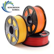 [킹룬 정품] PLA 필라멘트 1.75mm 3D프린터 필라멘트 1KG, PETG_옐로우