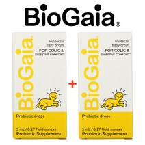 (1+1) 바이오가이아 베이비드롭 프로텍티스 아기유산균 락토바실러스 루테리 5ml 2팩