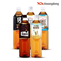 광동 차음료 1.5L 2종 12pet 골라담기 옥수수수염차 헛개차 흑미차 밀싹보리차 돼지감자차, 흑미차 1.5L 6입_돼지감자차 1.5L 6입