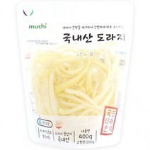 신선코리아 식자재 국내산 데친 깐 도라지 무침용 400g, 상세페이지 참조