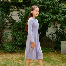 세컨스킨 주니어 기본스마킹 롱슬리브 롱드레스10-11세 FD5501