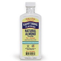 happy home 천연 아몬드 향료 무알콜 코셔 인증 7 oz.