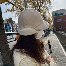 에이치스 한파템 코듀로이 레트로 귀달이 모자