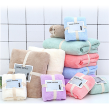 최적가 굿팩토리 타월세트 타올세트 고급수건 부드러운 벨벳 두꺼운 호텔 답례품 기념품 샤워타올 목욕타올 흡수력 소프트 가성비 최고구매, 베이지