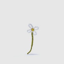 시몬로샤 Beaded 크리스탈 플라워 귀걸이 데이지 ERG330S 0903