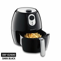 대우 에어프라이어 2.6L(블랙) DEF-D2600