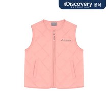 디스커버리_DISCOVERY 키즈 튜브다운 경량패딩 조끼 LPINK