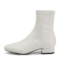 쁘띠제 러셀 베이직 삭스 스판 미들힐 앵클부츠