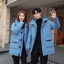 겨울 오리털 파카 남녀공용 패딩 점퍼 M-XXXXL (1+1) 2PCS 가격