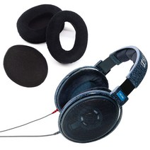 HD600 교체용 이어패드 헤드폰 쿠션 커버 HD650 HD6XX HD660S 호환, [가죽버전] 이어솜+이어패드 1세트