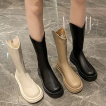 웨스턴부츠 뒷지퍼 5cm 미디부츠 카우보이부츠