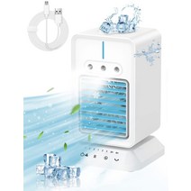 Air Conditioner Fan Portable Air Conditioner Fan 4-In-1 Evaporative Mini AC Unit & Air Cooler with, 1개