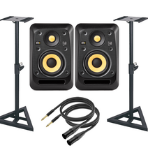 KRK V4 S4 블랙 x 스피커 스탠드 패키지