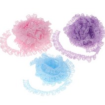 신부 크리스마스 패키지 DIY 공예에 대한 3 롤 레이스 리본 공예 액세서리, 여러 가지 빛깔의, 폴리에스터
