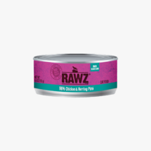 로우즈 캣 캔 96% 겔화제 무첨가 고양이 주식캔 156g, 치킨 + 청어, 5개