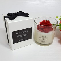 메세지카네이션캔들, 1개, 카네이션향(당신을사랑합니다)
