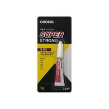 오공 순간접착제 슈퍼스트롱 젤타입 5g, 6개