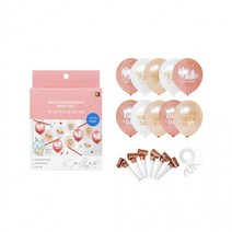 파티풍선코끼리나팔세트 3번(로즈골드) 인쇄풍선 리본, 상세페이지 참조, 상세페이지 참조