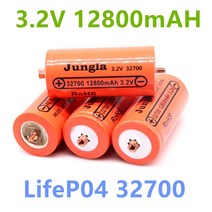 리튬 인산철 배터리 셀 배터리팩 리튬이온배터리 대용량 원래 브랜드 32700 3.2v 12.8ah lifepo4 충전식 나사가있는 전문 철 인산염 전원, 배터리 6개