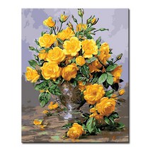 DIY캔버스페인팅 명화그리기 액자 그림 세트 유화 - 정물 40x50, S48_변치않는 사랑