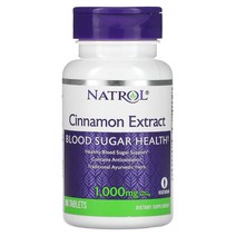 나트롤 NATROL 계피 추출물 500 ㎎ 80 정, 1개, 80개