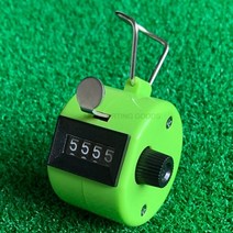 golf counter 4 digit number plastic shell hand finger display manual counting tally 리모콘 타이머 축구 골프 카운, 초록
