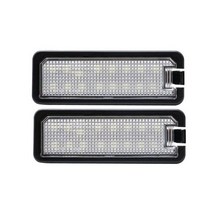 LED 번호판 조명 캔버스 폭스바겐 GTi 골프 4 5 6 7 MK4 MK5 MK6 MK7 파사트 B7 CC EOS 시로코 비틀 2 피스, WHITE