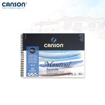 캔손 몽발 수채 스프링제본 300g 21x29.7 12매입, CA807-160