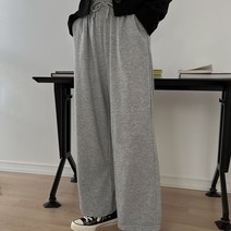 [기모ver추가]여성 와이드 트레이닝 밴딩 팬츠 봄 가을 겨울 추리닝 바지 데일리 루즈핏 바지