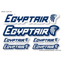 STEA 세계 항공사 로고 스티커SET 스티커, 25 EGYPT AIR