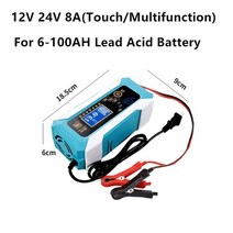차량용배터리 자동차배터리할인점 딥싸이클배터리 Heltec12v 24v 납산 agm 젤, 12v 24v 8a 미국 플러그