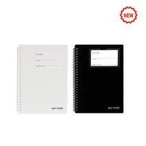 꿈드림22 DAYSTORY 5000 PP 포켓 스프링노트 A5노트, 블랙