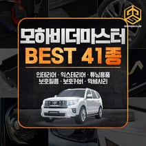 [골져스] 신형 모하비 더마스터 차량용품 실내 기스방지 커버 튜닝 악세사리, 40.헤드레스트 뒷좌석 포켓 코튼베이지