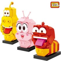 3 1 LOZ 블록 빌딩 벽돌 웜 만화 곤충 모델 완구 어린이를위한 JUGUETES ANIME KIDS GIFTS GIRLS PRESENT XMAS 4105, 1개, with original box