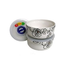 PGM*^몰철기아트 도자기 반찬통 체크락 (중) 2세트 밀폐용기 음식보관 반찬 밀폐^^췤pgm, a^^옵션없슴