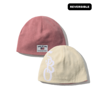 OIOI 오아이오아이 5BO LOGO REVERSIBLE BEANIE DUSTY PINK