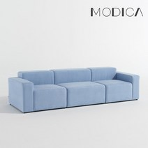 모디카 브릭 모듈형 아쿠아텍스 3.5인용 소파 c1014, 파스텔블루