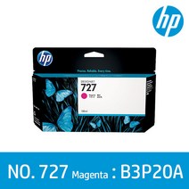B3P20A 디자인젯 T1500/T920 플로터잉크 HP727/빨강/K