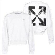 OFF WHITE 오프화이트 카라바조 애로우 맨투맨 OMBA058C99FLE0020110