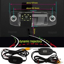 차량 후방 뷰 백업 주차 후진 카메라 현대 기아 스포티지 R 카렌스 보레고 소렌토 오피러스 모하비 K3 씨드 모하비용, 6.Dynamic Wireless